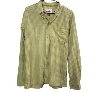 SIMMS Long Sleeve Button Down Shirt Size Medium